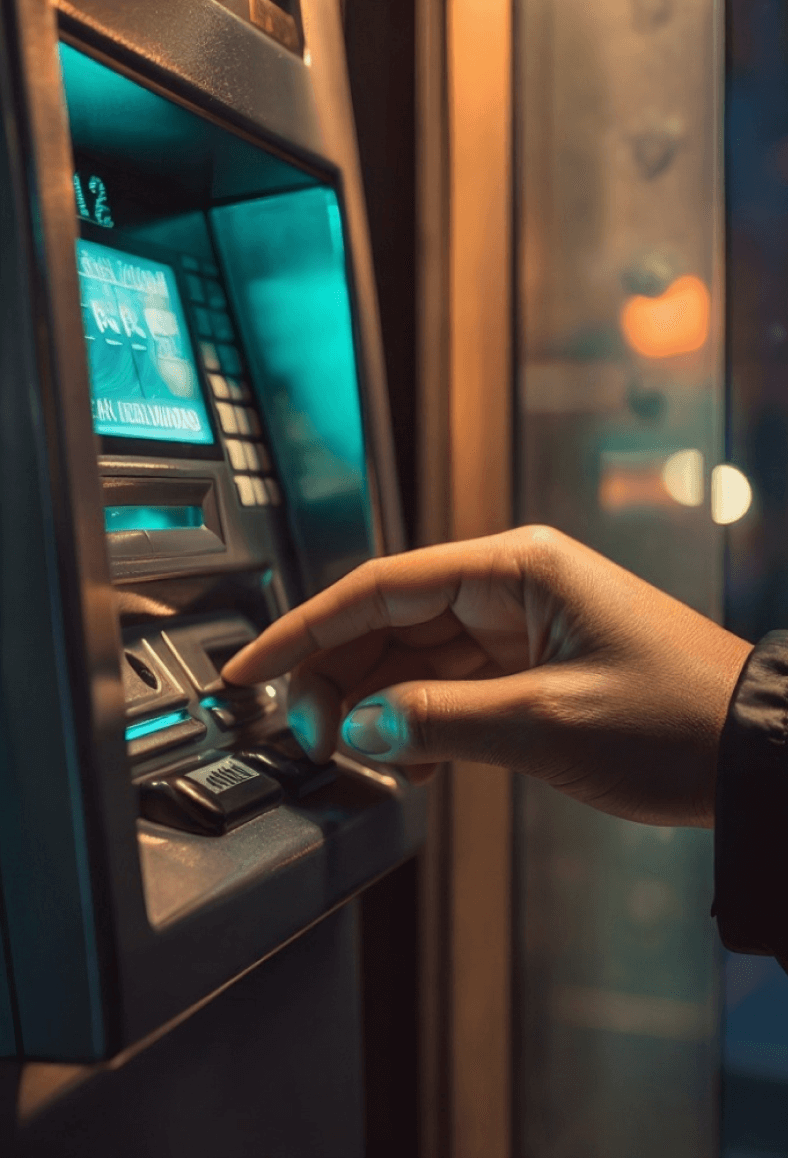 ATM safety illustration