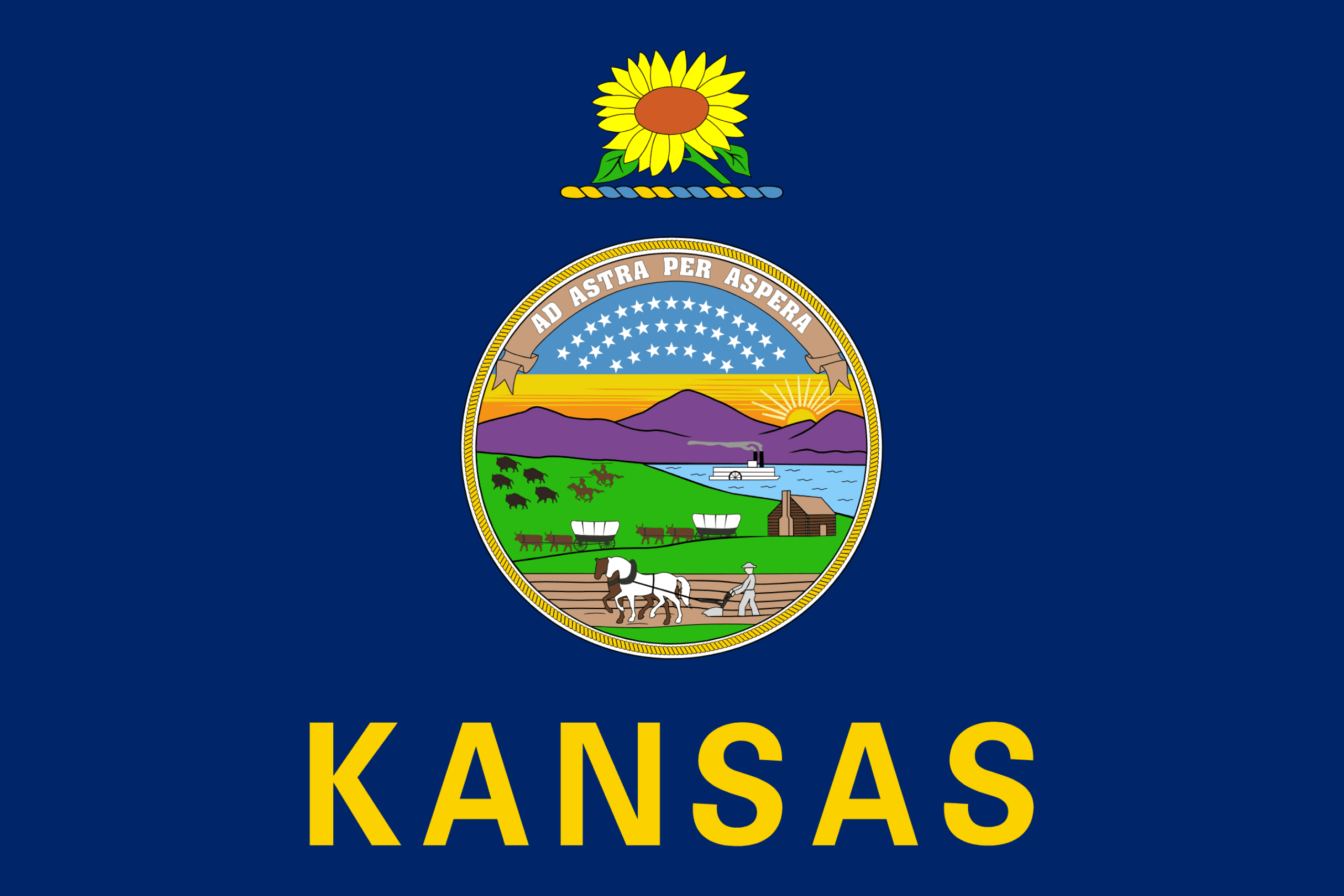 Flag of Kansas