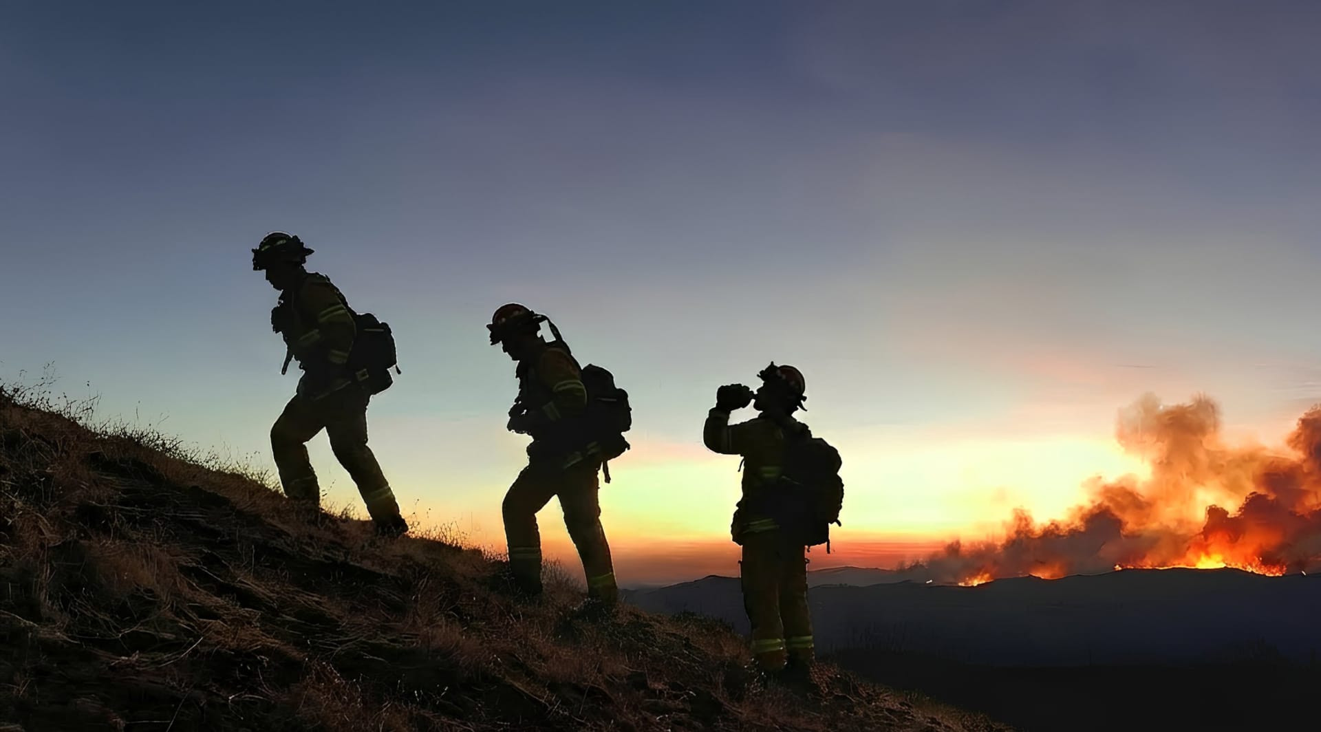firefighters on a mission