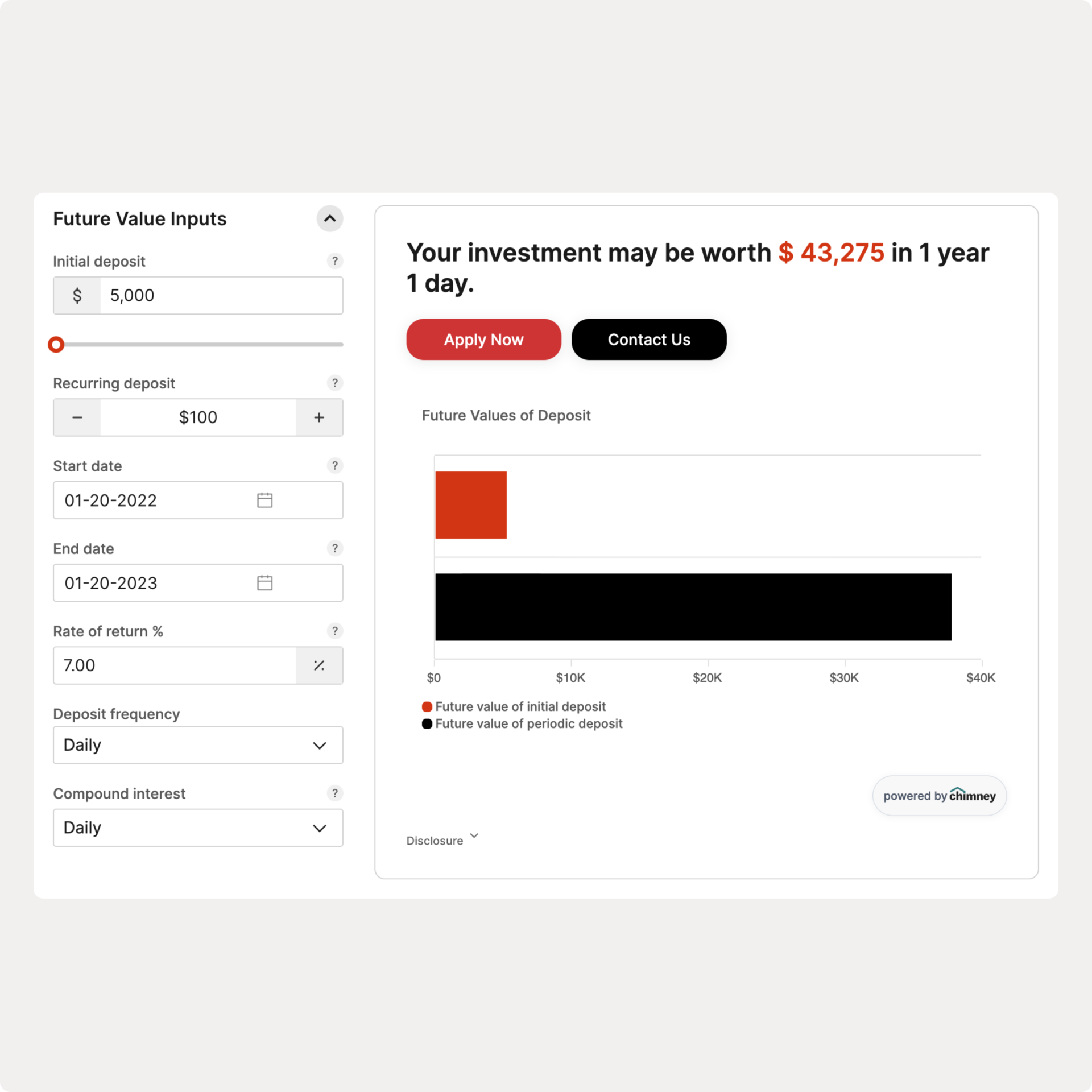 Investment Planning Calculator