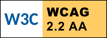 Web Content Accessibility Guidelines 2.2 AA Logo