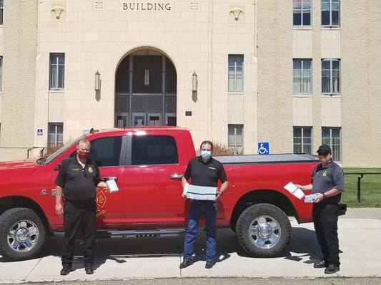 individual firefighters providing Pandemic Aid