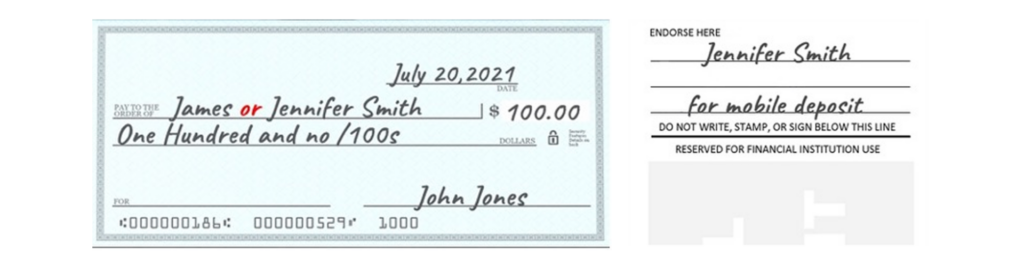Two Payees Or